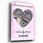 Tableau Maps Style - Cœur Toile Unique.fr