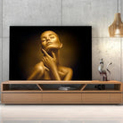 Tableau Femme sensuelle en or Toile Unique.fr