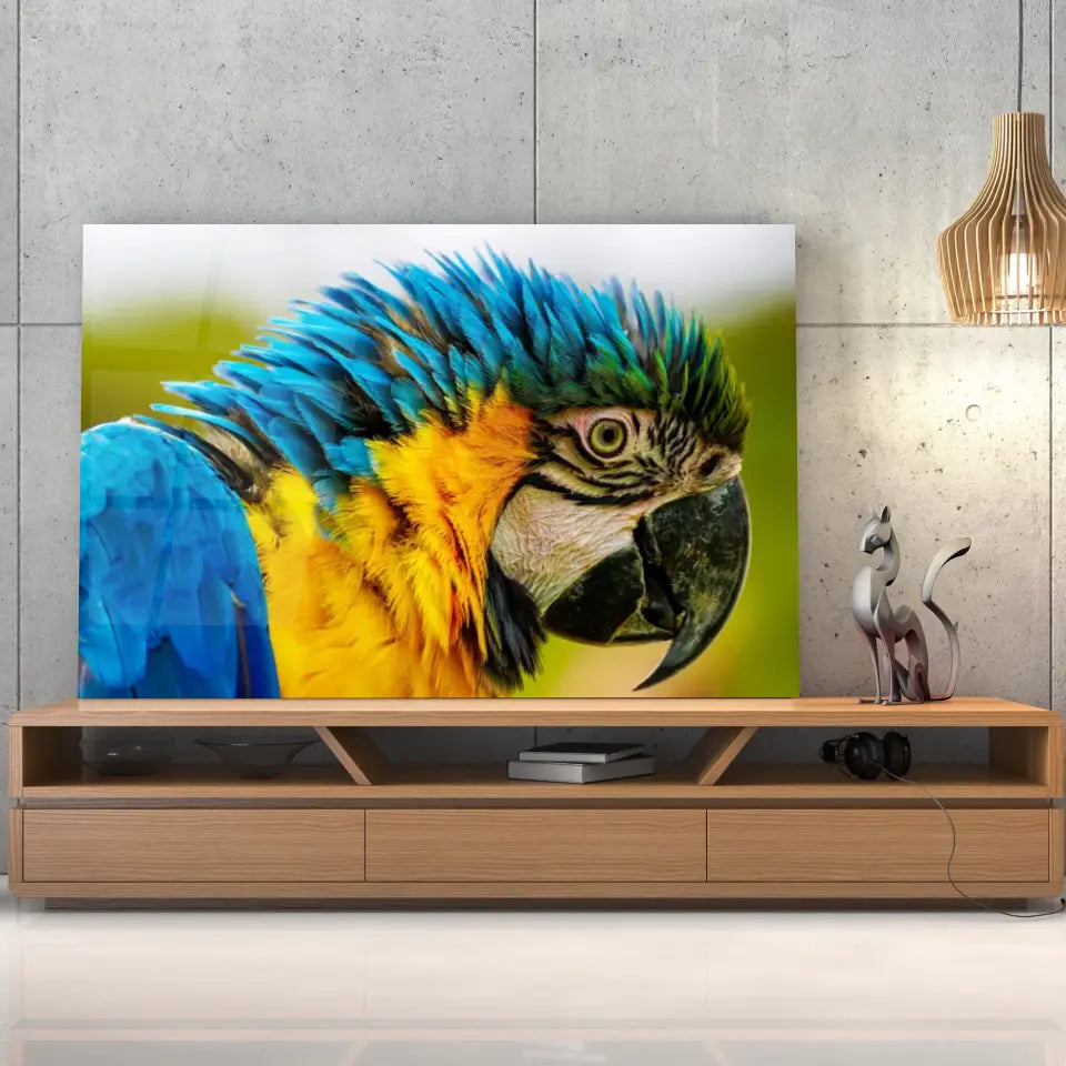 Tableau Décoratif - Perroquet Coloré Toile Unique.fr