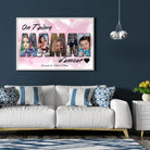 Tableau lettres Maman photo personnalisé Toile Unique.fr