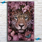 Tableau léopard feuillage Toile Unique.fr