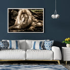Tableau Décoratif - Lion de l'Atlas Toile Unique.fr