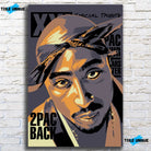 Tableau Décoratif - Tupac Shakur 2Pac Toile Unique.fr