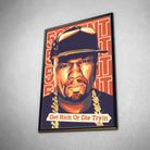 Tableau Décoratif - 50Cent Get Rich Or Die Tryin Toile Unique.fr