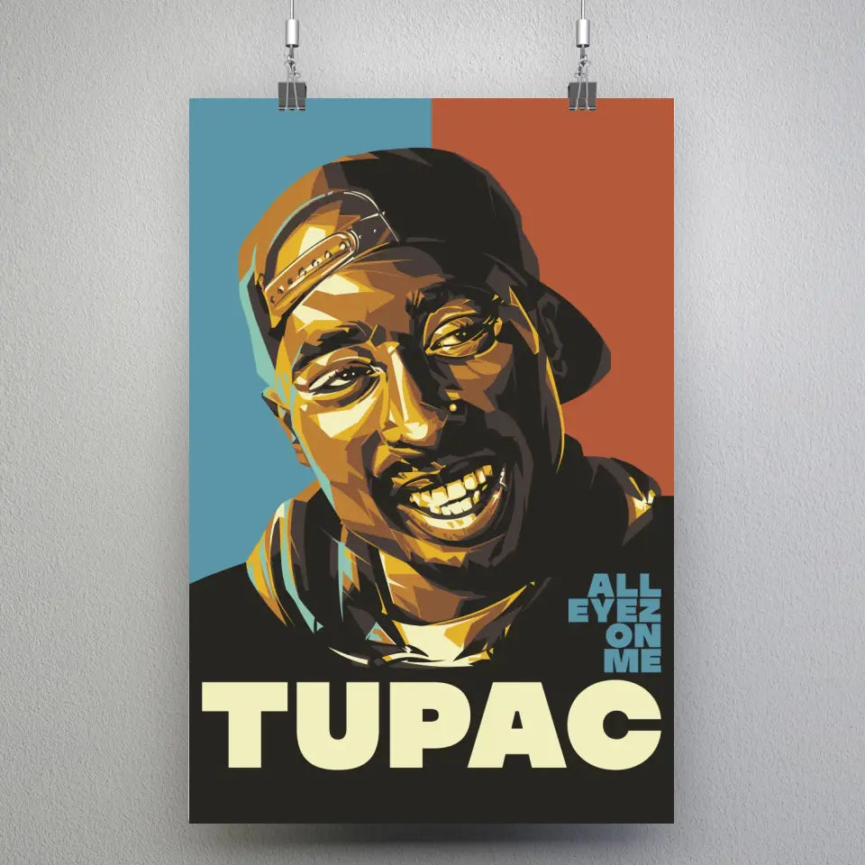 Tableau Décoratif - 2Pac All Eyez On Me Toile Unique.fr