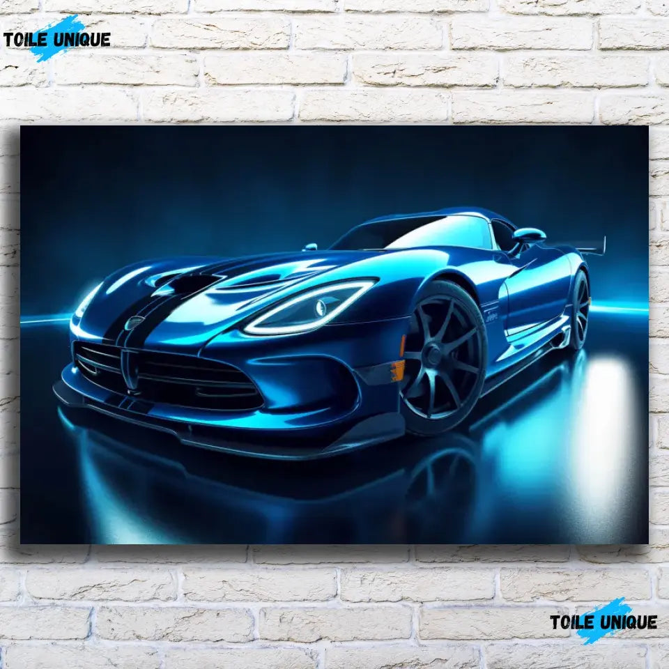 Tableau Décoratif Dodge Viper Toile Unique.fr