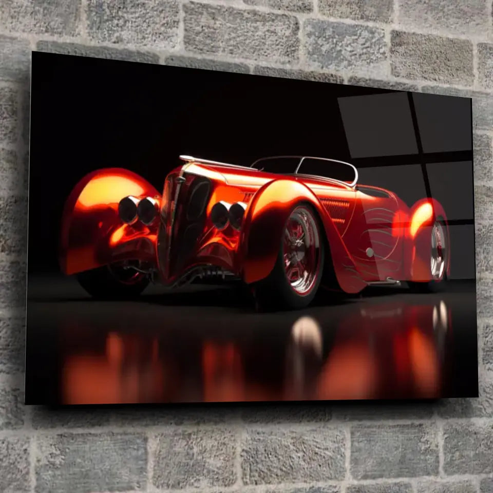 Tableau Décoratif Hot Road Convertible Toile Unique.fr