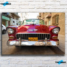 Tableau Décoratif Voiture Chevrolet Cuba Toile Unique.fr