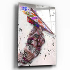 Tableau Street Art Avion en Papier Toile Unique.fr