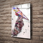 Tableau Street Art Avion en Papier Toile Unique.fr