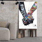 Tableau Street Art Union Colorée Toile Unique.fr