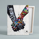 Tableau Street Art Union Colorée Toile Unique.fr