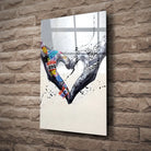 Tableau Street Art Cœur Créatif Toile Unique.fr