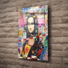 Tableau Street Art Joconde Moderne Toile Unique.fr