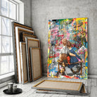 Tableau Street Art Complicité Urbaine Toile Unique.fr