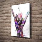 Tableau Street Art Signe Urbain Toile Unique.fr