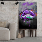 Tableau Street Art Éclat Liquide Toile Unique.fr