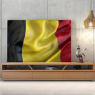 Tableau Drapeau Belgique Toile Unique