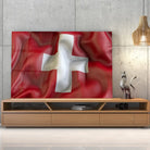 Tableau Drapeau Suisse Toile Unique