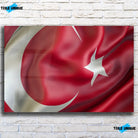 Tableau Drapeau Turquie Toile Unique