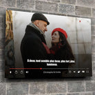 Tableau couple personnalisé affiche netflix film Toile Unique