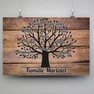 Tableau Prénoms - Arbre de Vie Toile Unique.fr