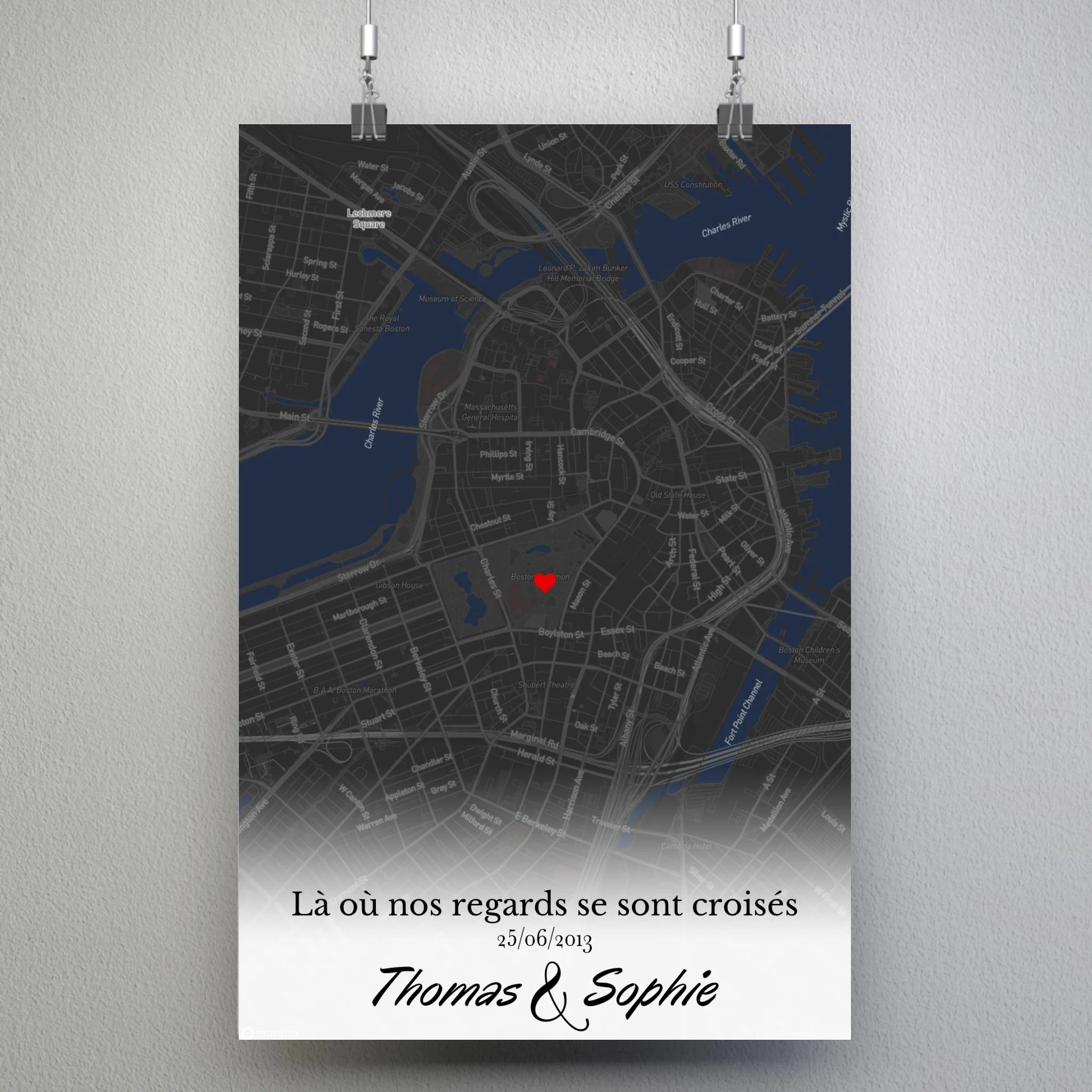 Tableau Lieu de Rencontre - Où tout a commencé Toile Unique.fr