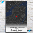 Tableau Lieu de Rencontre - Où tout a commencé Toile Unique.fr