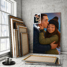 Portrait personnalisé style anime Pixar 3D Toile Unique