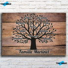 Tableau Prénoms - Arbre de Vie Toile Unique.fr