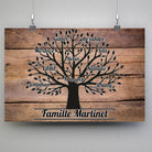 Tableau Prénoms - Arbre de Vie Toile Unique.fr
