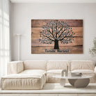 Tableau Prénoms - Arbre de Vie Toile Unique.fr