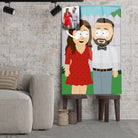 Portrait personnalisé style South Park Toile Unique