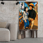 Portrait personnalisé style One Piece Toile Unique