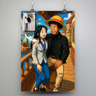 Portrait personnalisé style One Piece Toile Unique