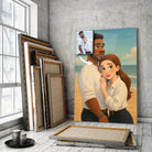 Portrait personnalisé style Disney Toile Unique