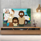 Portrait horizontal personnalisé style South Park Toile Unique