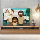 Portrait horizontal personnalisé style South Park Toile Unique