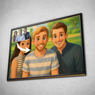 Portrait horizontal personnalisé style Disney Toile Unique