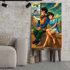 Portrait personnalisé style Dragon Ball Toile Unique