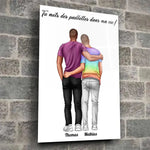 Tableau Couple - Hommes Gays - Vignette | Toile Unique