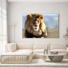 Tableau Décoratif - Lion d'Afrique - Toile Unique