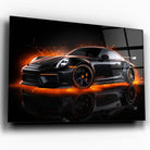 Tableau Décoratif Porsche 911 Black - Toile Unique