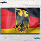 Tableau Drapeau Allemagne - Toile Unique