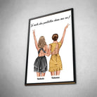 Tableau personnages -Couple de femmes Toile Unique.fr