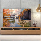 Tableau prénoms - rivière (famille) Toile Unique.fr