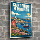 Tableau verre acrylique Saint-Pierre-et-Miquelon, gros plan